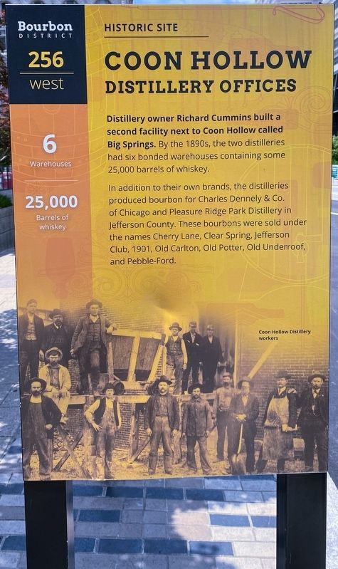 Coon Hollow Distillery Offices Marker image. Click for full size.