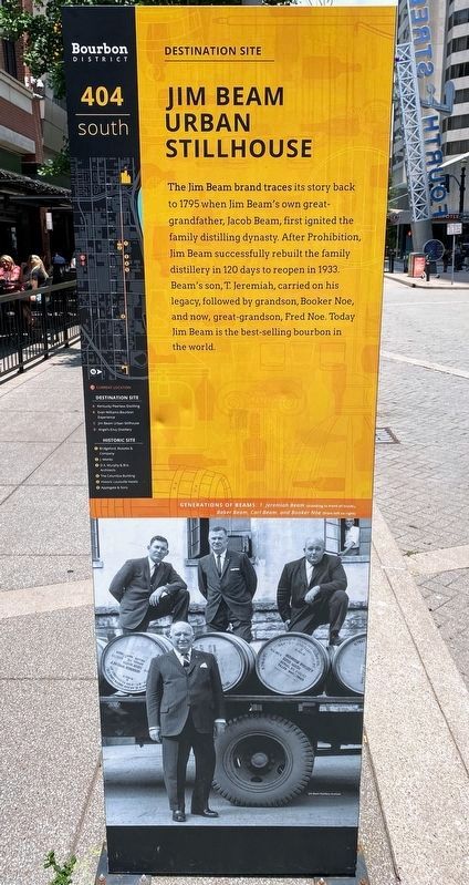 Jim Beam Urban Stillhouse Marker Front. Click for full size. Jim Beam Urban Stillhouse Marker Front image. Click for full size.