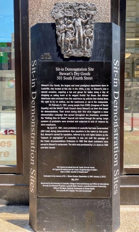 Sit-in Demonstration Site Marker image. Click for full size.