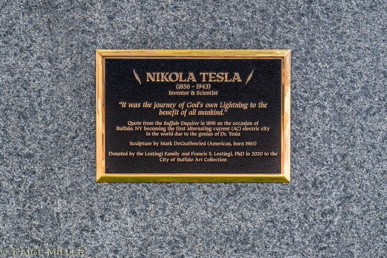Nikola Tesla Marker. Click for full size. Nikola Tesla Marker image. Click for full size.
