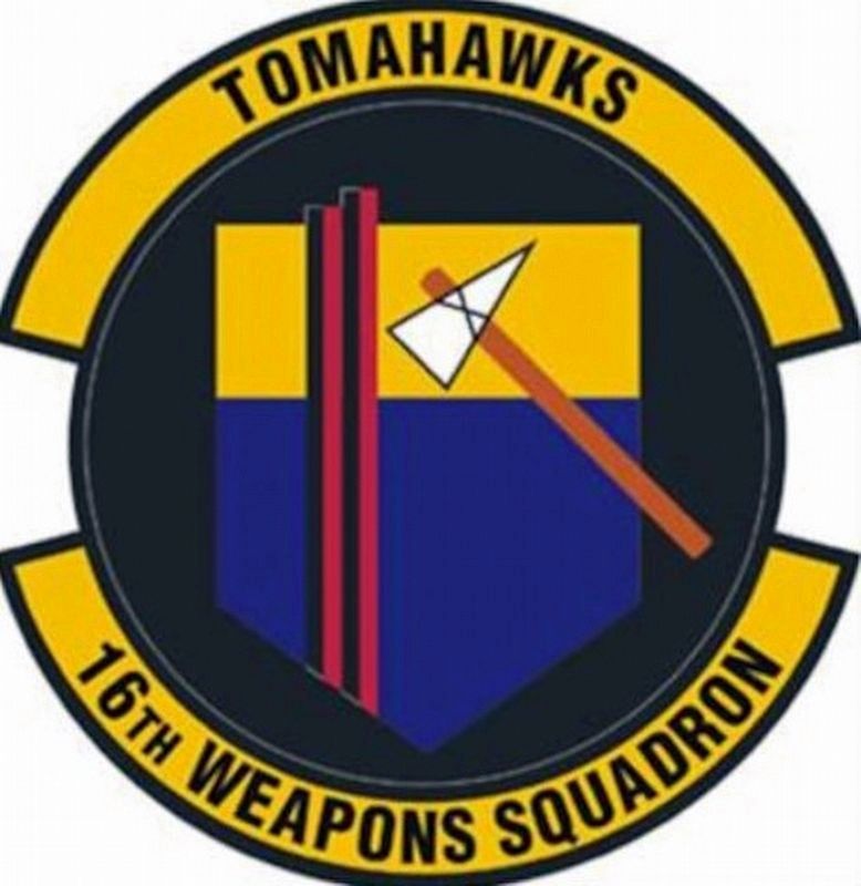 16th Weapons Squadron (ACC) - current incarnation. Click for full size. 16th Weapons Squadron (ACC) - current incarnation image. Click for full size.