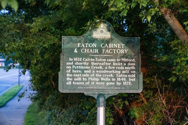 Eaton Cabinet & Chair Factory Marker image. Click for full size.