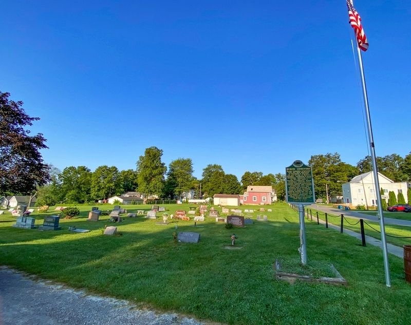 Byron Cemetery Marker image. Click for full size.