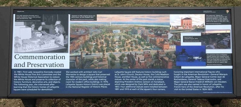 Commemoration and Preservation Marker image. Click for full size.