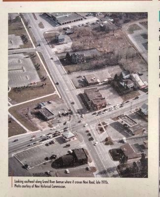 Grand River Avenue: Life Along Novi's "Main Street" Marker  far left image image. Click for full size.