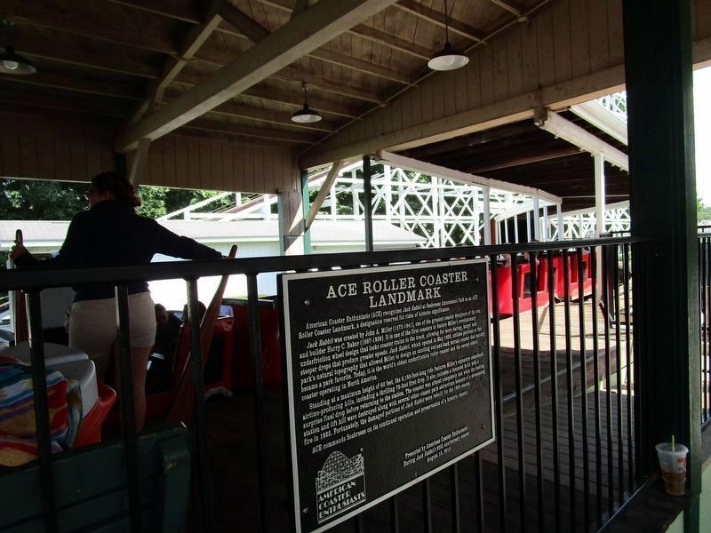 ACE Roller Coaster Landmark and Marker. Click for full size. ACE Roller Coaster Landmark and Marker image. Click for full size.