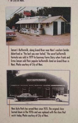 Grand River Avenue: Life Along Novi's "Main Street" Marker far right bottom images. Click for full size. Grand River Avenue: Life Along Novi's "Main Street" Marker far right bottom images image. Click for full size.