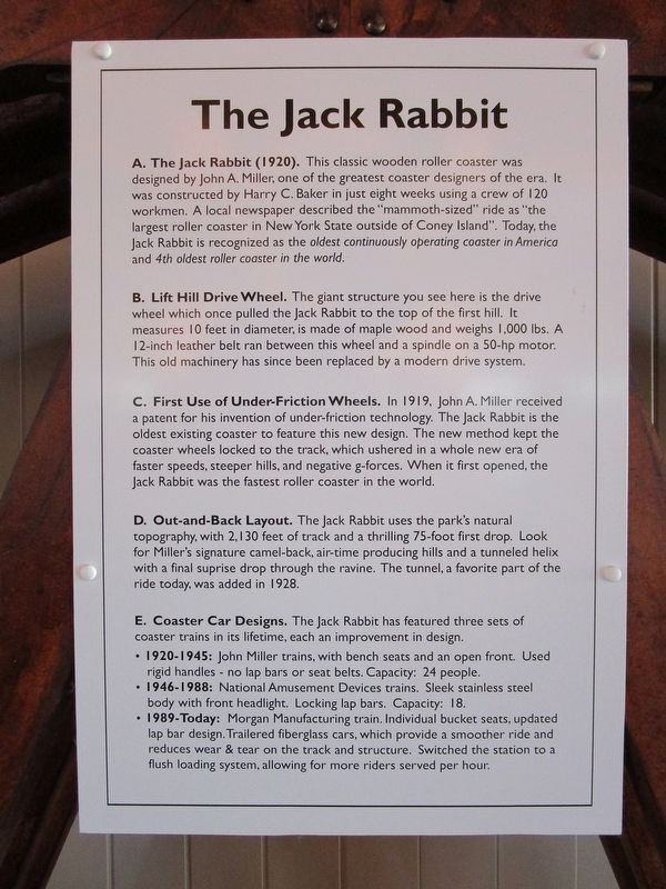 The Jack Rabbit Marker. Click for full size. The Jack Rabbit Marker image. Click for full size.