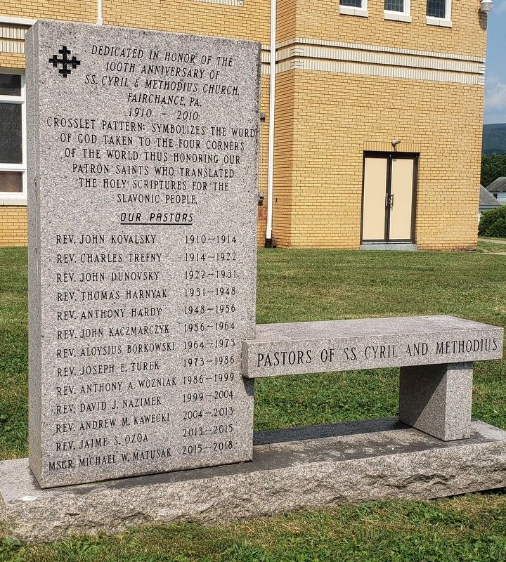 Our Pastors Marker image. Click for full size.