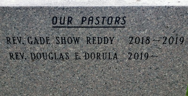Our Pastors Marker (Rear) image. Click for full size.