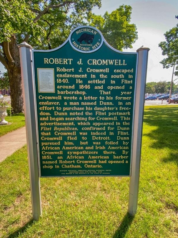 Robert J. Cromwell Marker image. Click for full size.