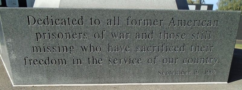 POW/MIA Memorial Plaza Marker. Click for full size. POW/MIA Memorial Plaza Marker image. Click for full size.