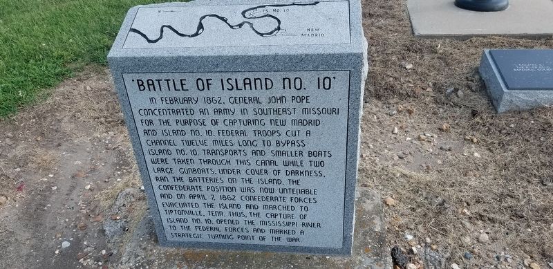 Battle of Island No. 10 Marker image. Click for full size.