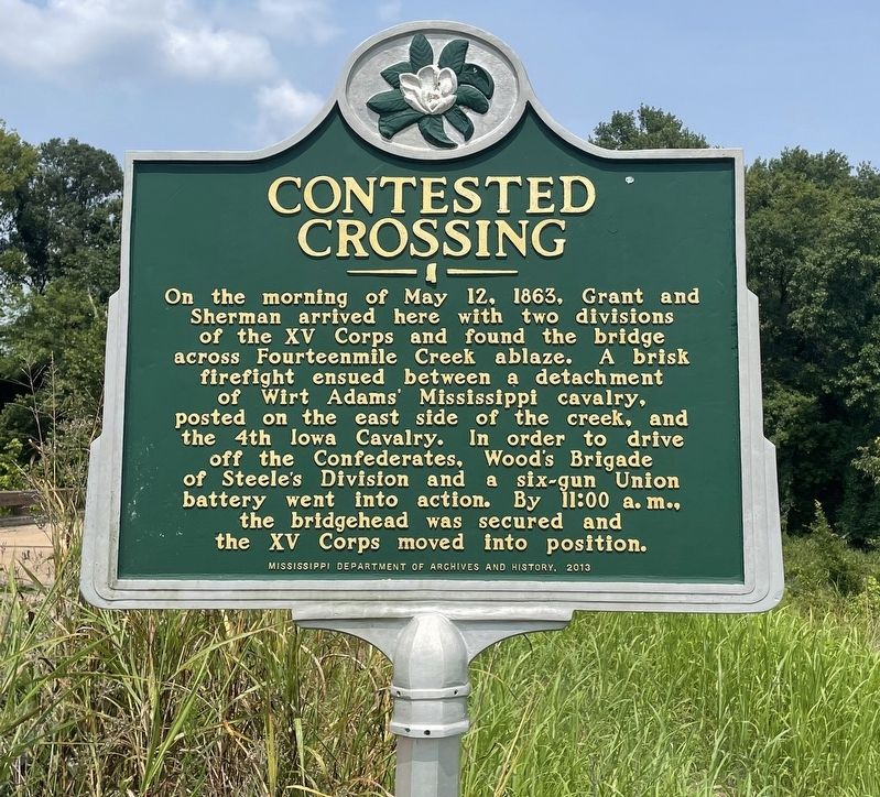 Contested Crossing Marker image. Click for full size.