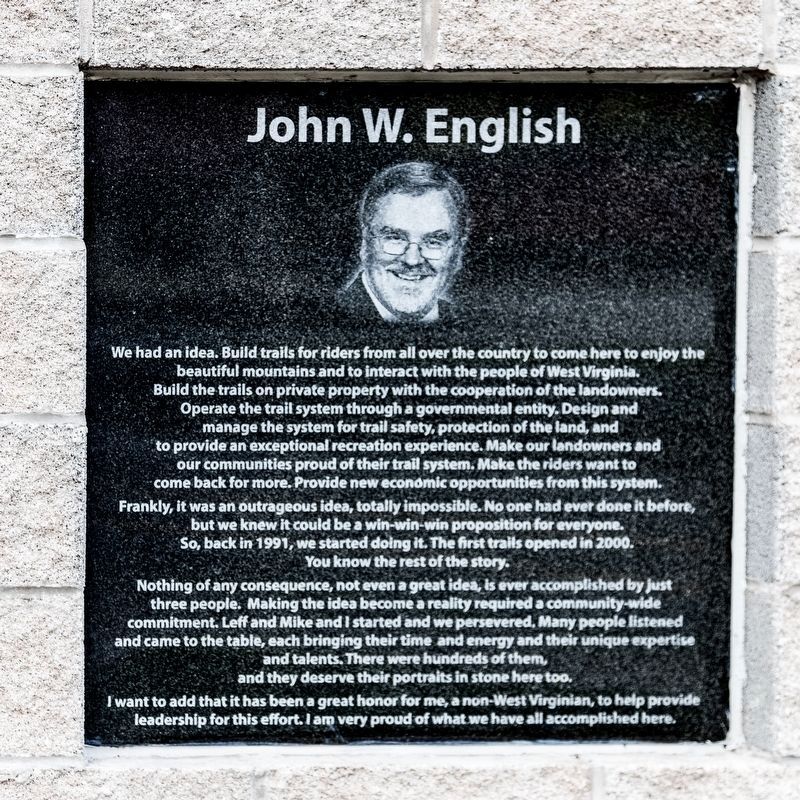 John W. English Tablet, Right-Side image. Click for full size.