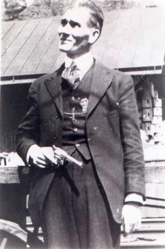 Police Chief Sid Hatfield, Circa 1920 image. Click for full size.