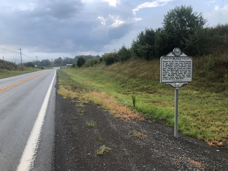 South Branch Valley Marker. Click for full size. South Branch Valley Marker image. Click for full size.