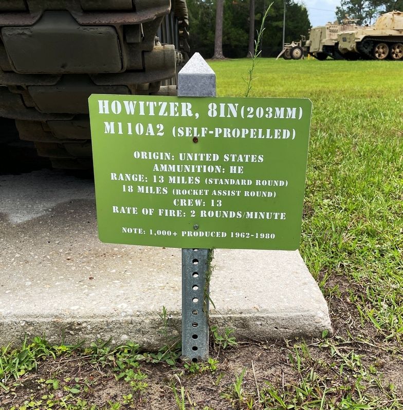 Howitzer, 8IN (203MM) Marker image. Click for full size.
