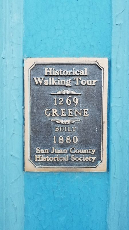 1269 Greene Marker. Click for full size. 1269 Greene Marker image. Click for full size.