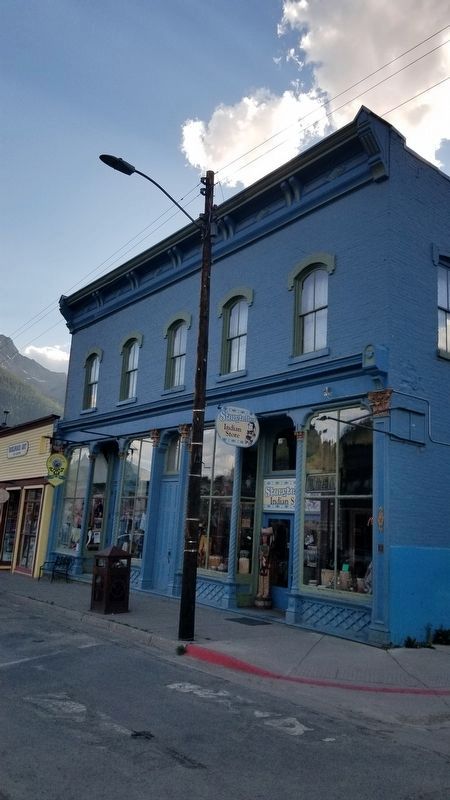 The 1269 Greene Marker is located on the corner of the building. Click for full size. The 1269 Greene Marker is located on the corner of the building image. Click for full size.