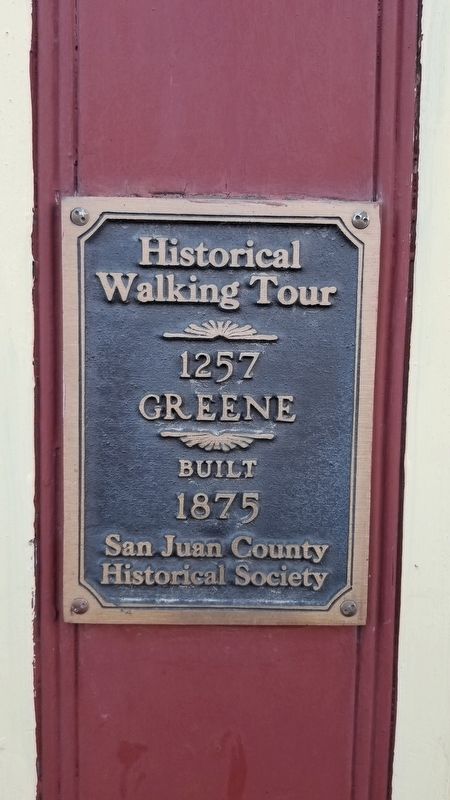 1257 Greene Marker image. Click for full size.