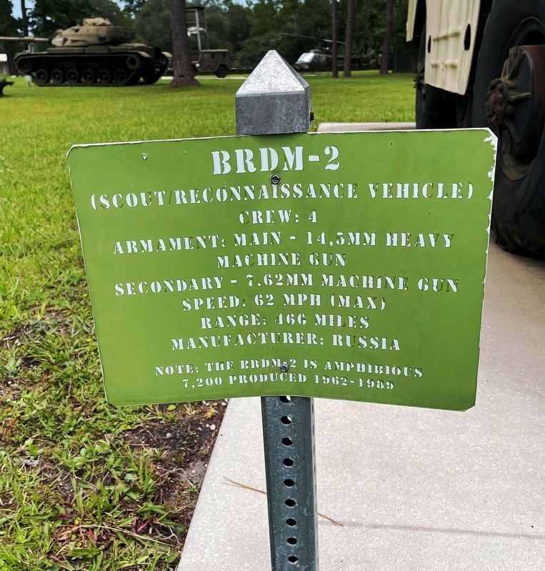 BRDM-2 Marker. Click for full size. BRDM-2 Marker image. Click for full size.