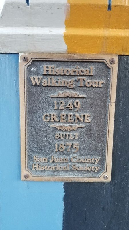1249 Greene Marker. Click for full size. 1249 Greene Marker image. Click for full size.