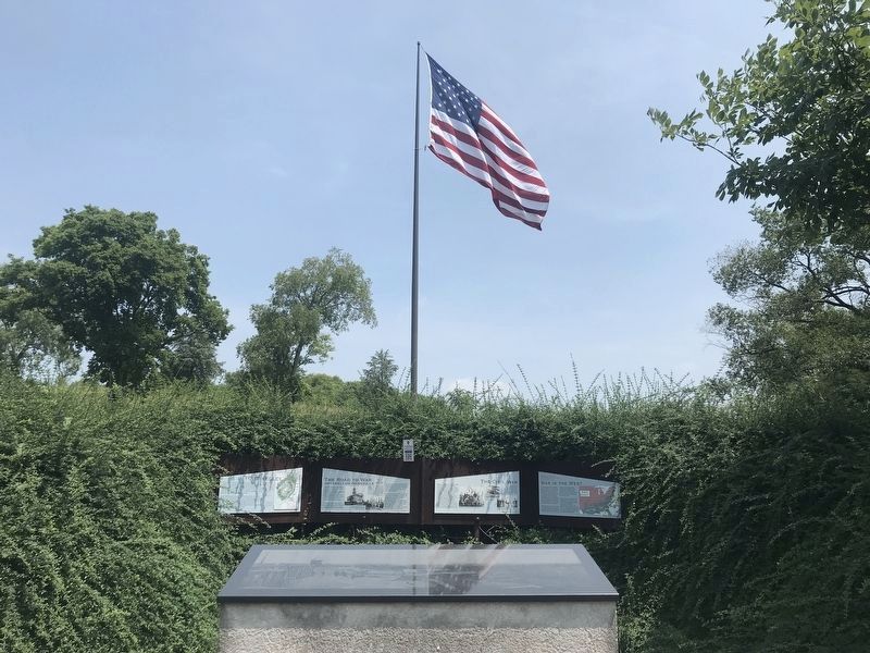 The Civil War Marker image. Click for full size.