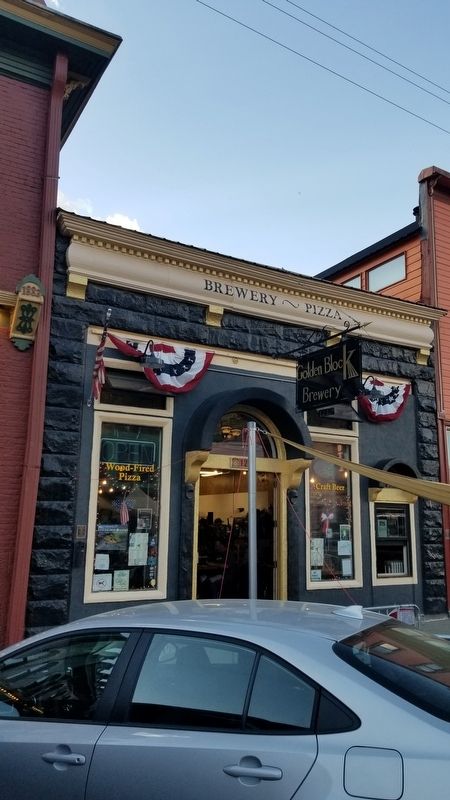 The 1227 Greene Marker is located on the left side corner of the building. Click for full size. The 1227 Greene Marker is located on the left side corner of the building image. Click for full size.