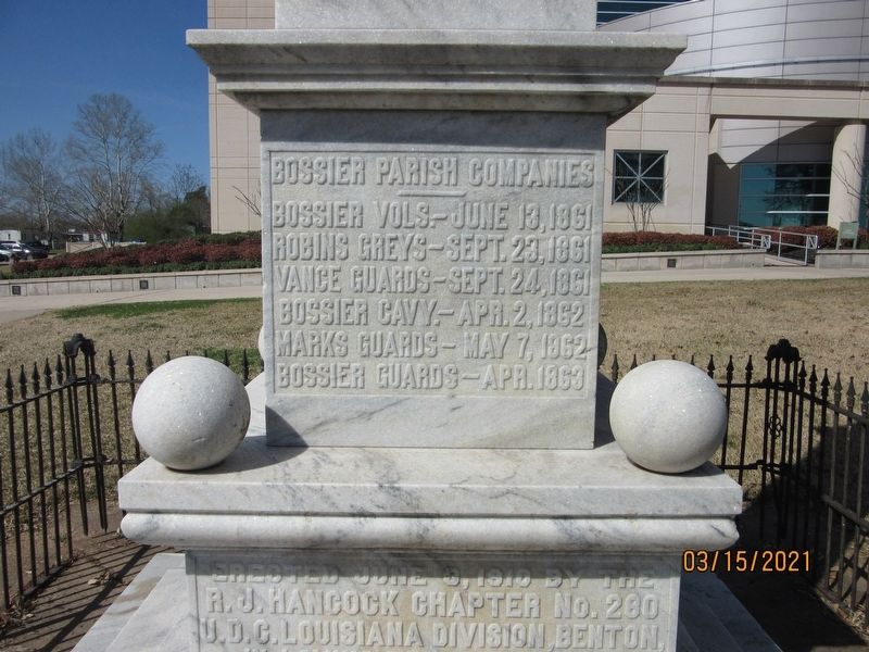 Confederate Monument (South). Click for full size. Confederate Monument (South) image. Click for full size.