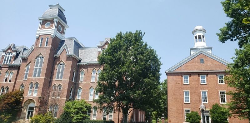 Miller Hall, Left and Hanna Hall, Right image. Click for full size.