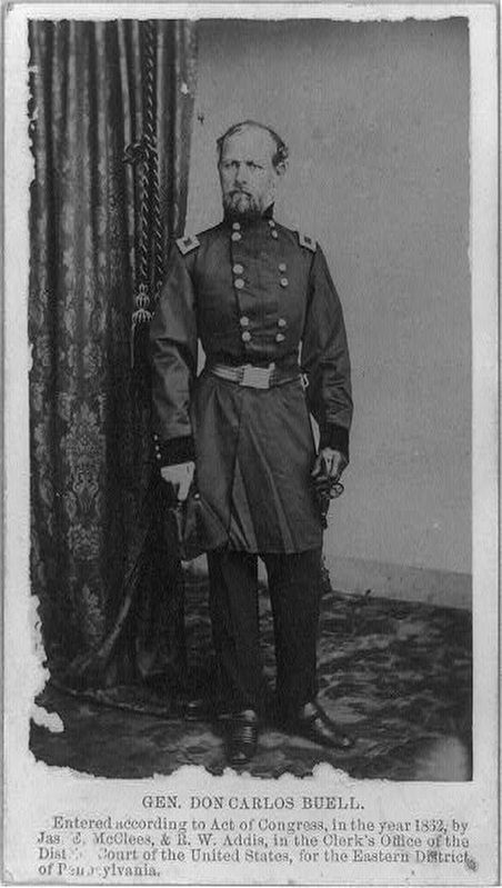 Union Maj. Gen. Don Carlos Buell image. Click for full size.