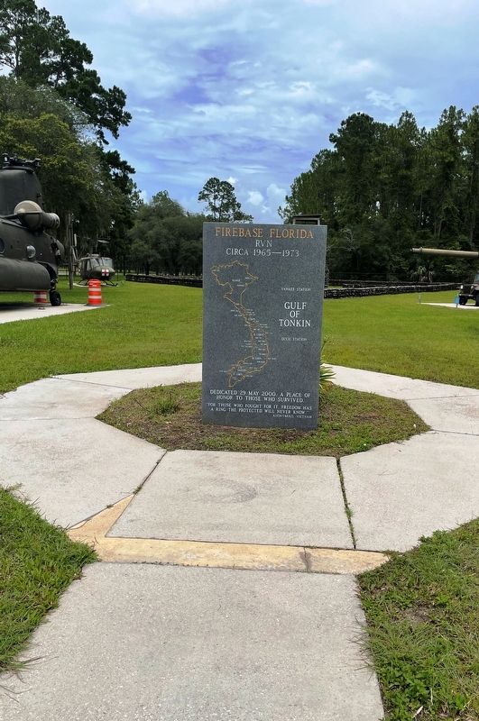 Firebase Florida Marker. Click for full size. Firebase Florida Marker image. Click for full size.