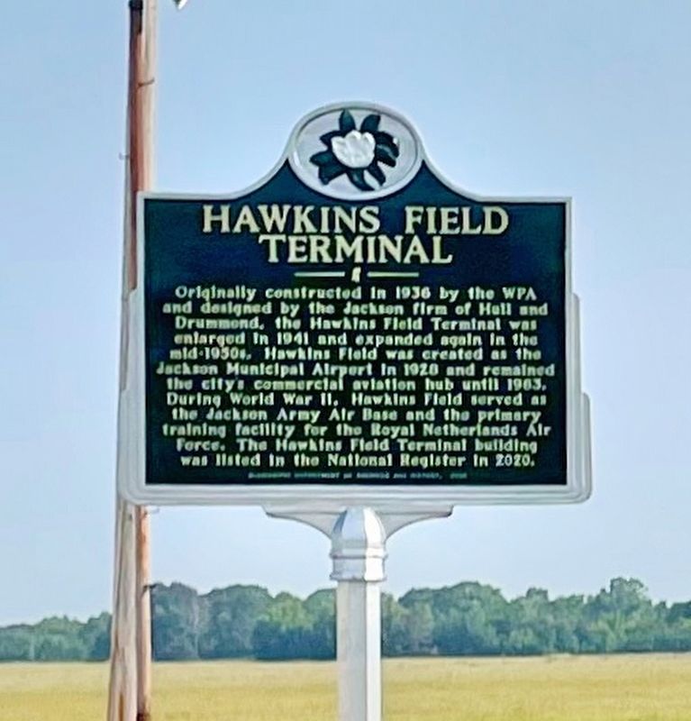 Hawkins Field Terminal Marker image. Click for full size.
