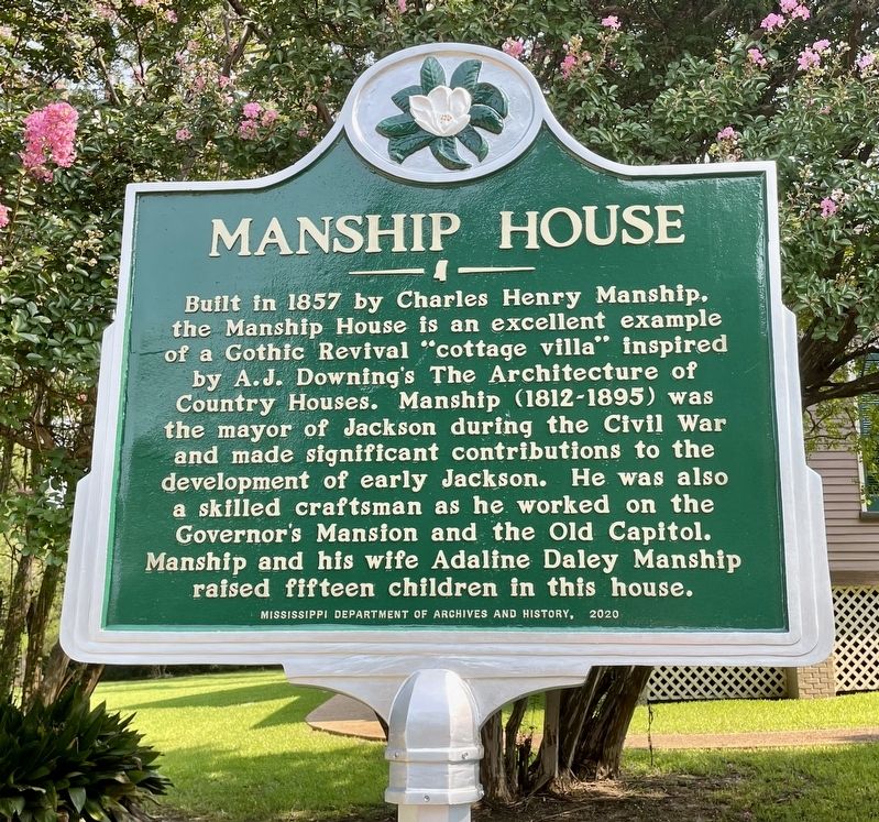 Manship House Marker image. Click for full size.