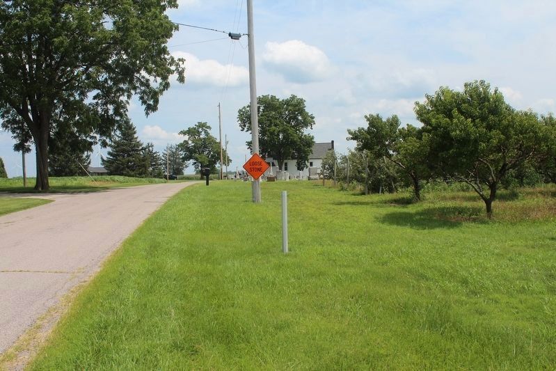 Here Lies Robert Nesbitt / The Western Terminus of the Lincoln Highway in Ohio Marker image. Click for full size.