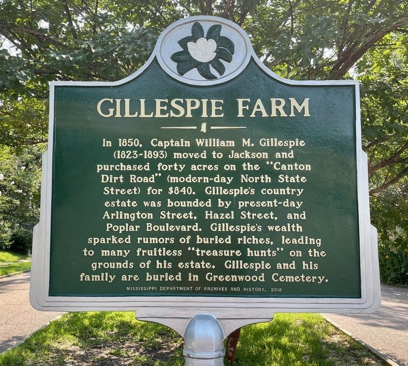 Gillespie Farm Marker image. Click for full size.