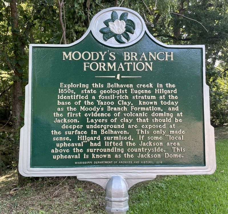 Moody's Branch Formation Marker image. Click for full size.