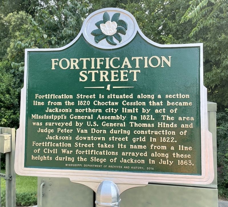 Fortification Street Marker image. Click for full size.