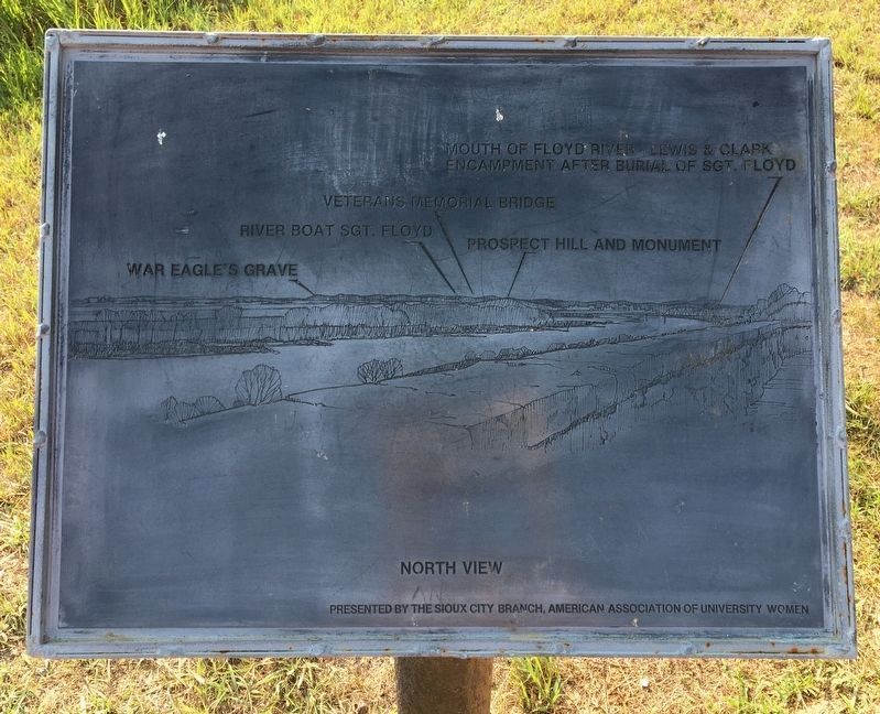 North View Marker near Floyd Monument image. Click for full size.