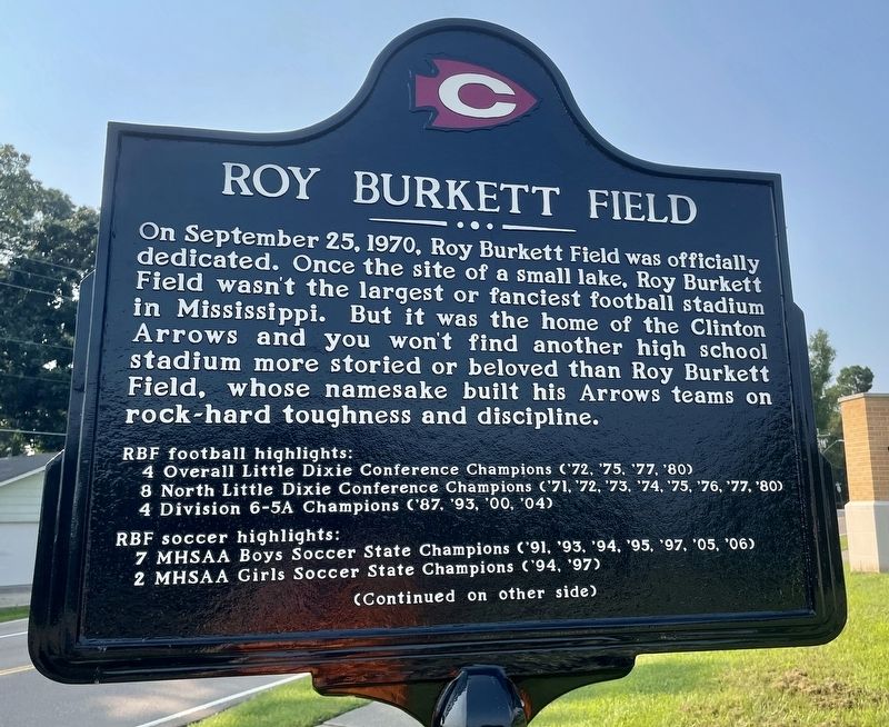 Roy Burkett Field Marker image. Click for full size.