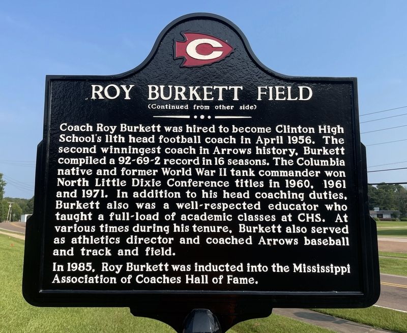 Roy Burkett Field Marker image. Click for full size.