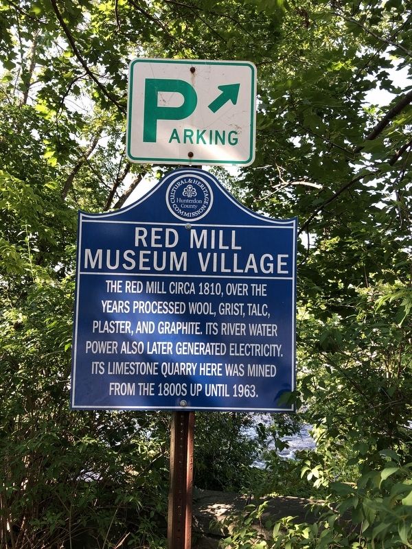 Red Mill Museum Village Marker. Click for full size. Red Mill Museum Village Marker image. Click for full size.