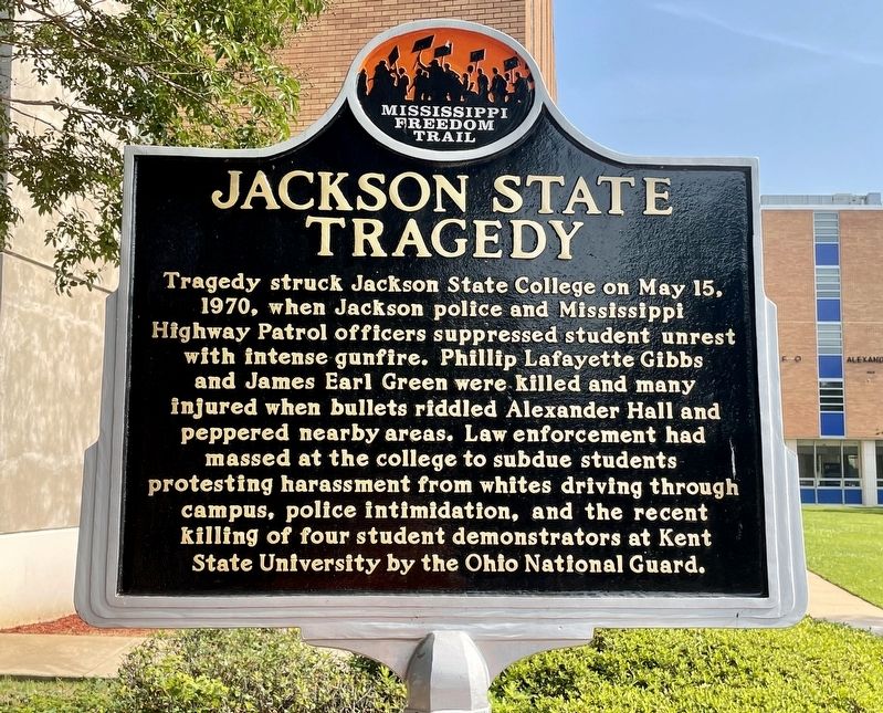 Jackson State Tragedy Marker image. Click for full size.