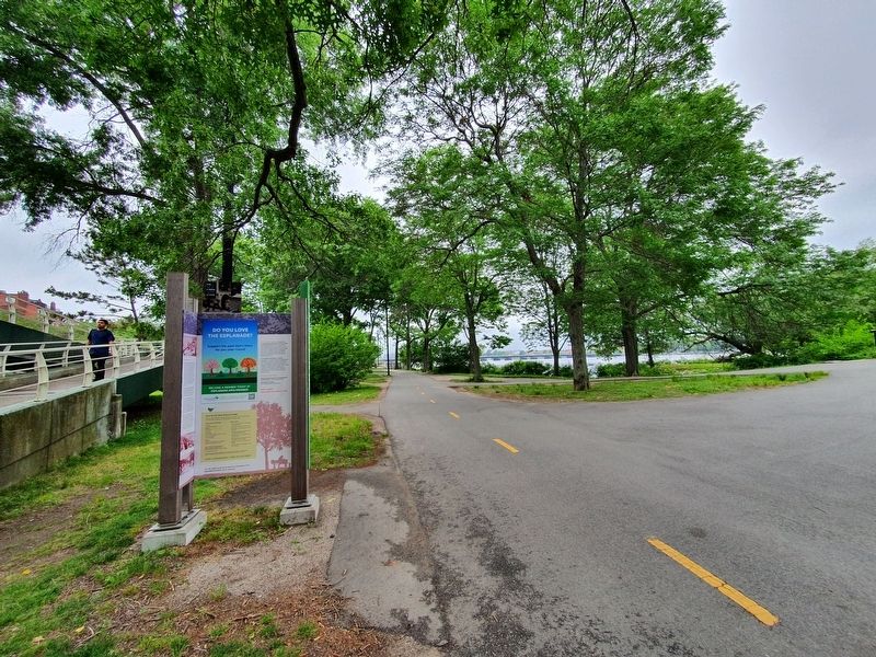 The Charles River Esplanade and Marker image. Click for full size.