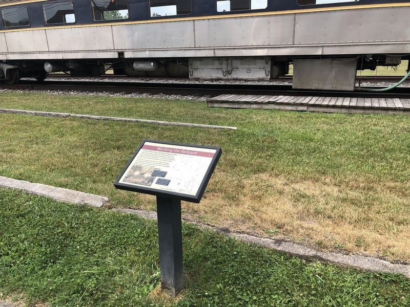 Working the Railyard Marker. Click for full size. Working the Railyard Marker image. Click for full size.