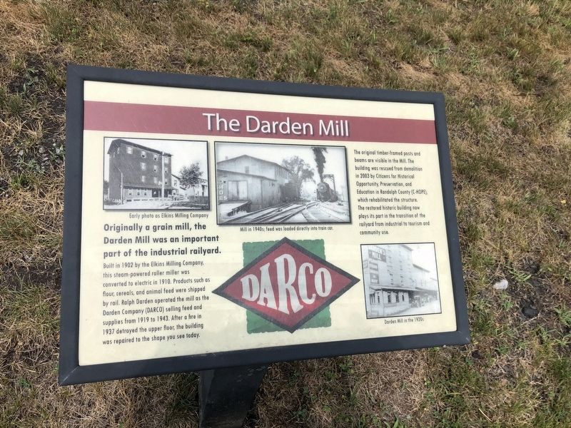 The Darden Mill Marker image. Click for full size.