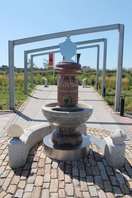The Fleck Fountain Marker. Click for full size. The Fleck Fountain Marker image. Click for full size.