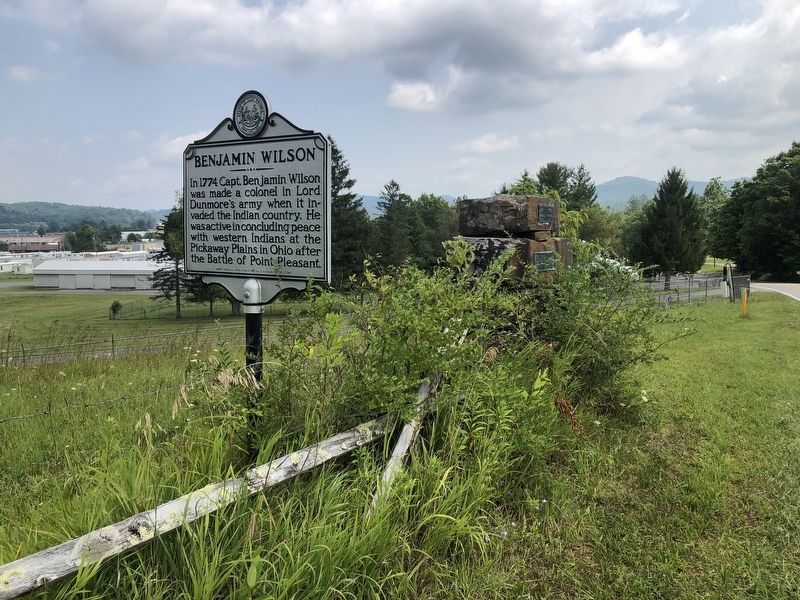 Benjamin Wilson Marker. Click for full size. Benjamin Wilson Marker image. Click for full size.