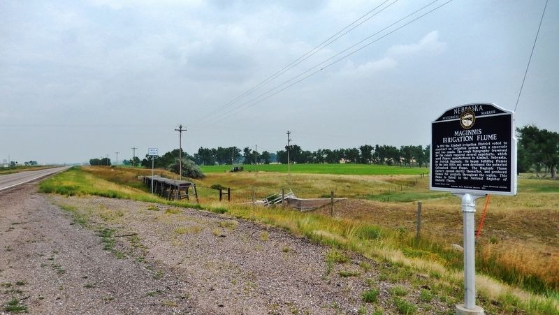 Maginnis Irrigation Flume Marker image. Click for full size.